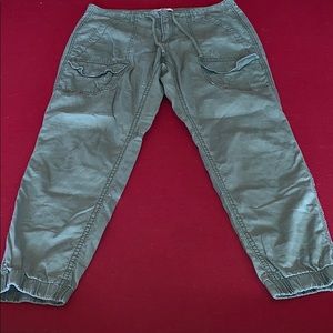 Hollister Green Cargo Joggers